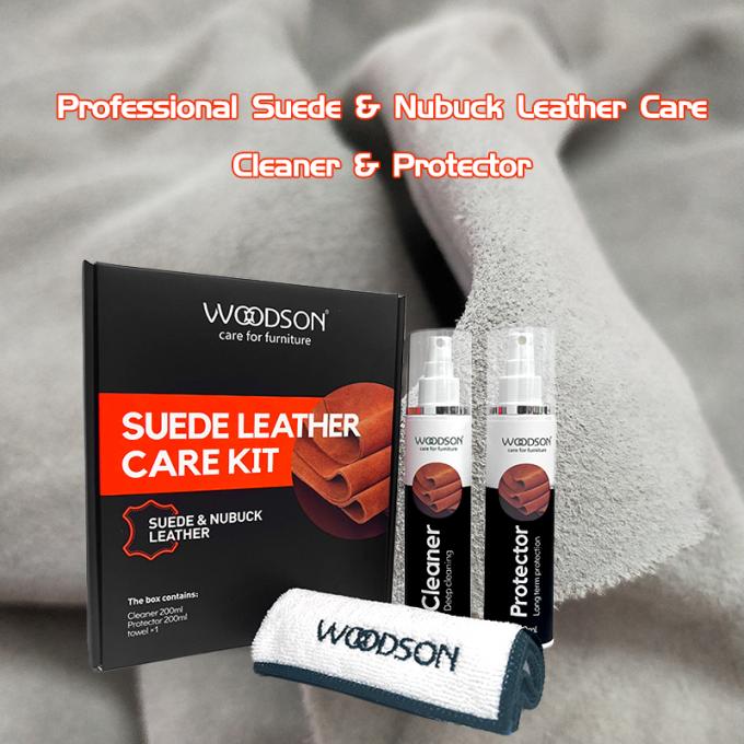 Nubuck & Suede Lederen Sofa Care Kit Suede Cleaner Spray en Protector Eco-vriendelijke Suede en Nubuck Cleaner Kit 0