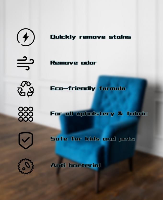 Stoffen Meubelverzorging Kit Autostoeltje Witte Stoffen Divans Reiniger Zeep Vloeibare Spray Stoffen Reiniger en Deodorant 1