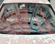 CC-075 de Zorgglas dat van de Nieuwe Technologieauto afweermiddel van het de Antivlekken Nano water van het Mist anti-Water met een laag bedekt.